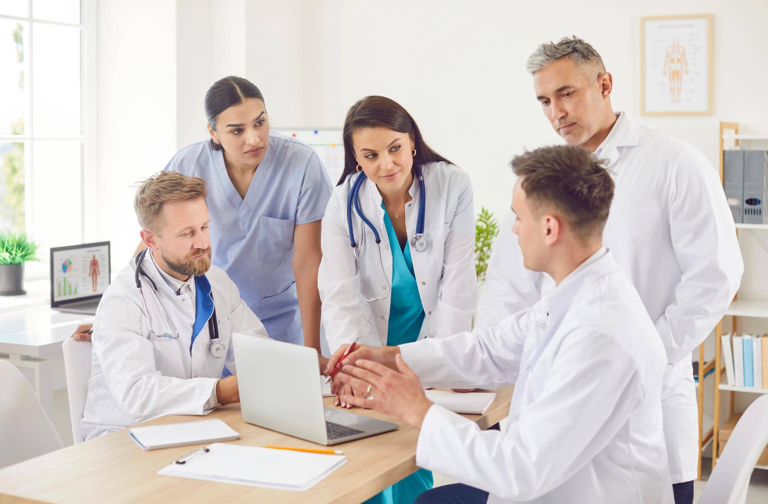 Group of doctors and nurses