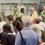 Archbishop Nelson Perez leads Benediction